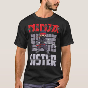 T-shirt Soeur Ninja Idées de fête d'anniversaire Anniversa
