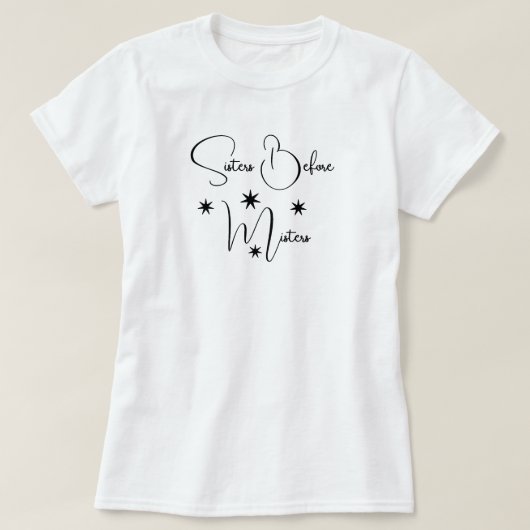 T-shirt Soeurs avant les Misters (Design devant)
