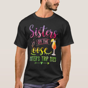 T-shirt Soeurs sur le Loose Tie Dye Sister's Weekend Trip