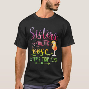 T-shirt Soeurs Sur Le Voyage De Fin De Semaine De La Soeur