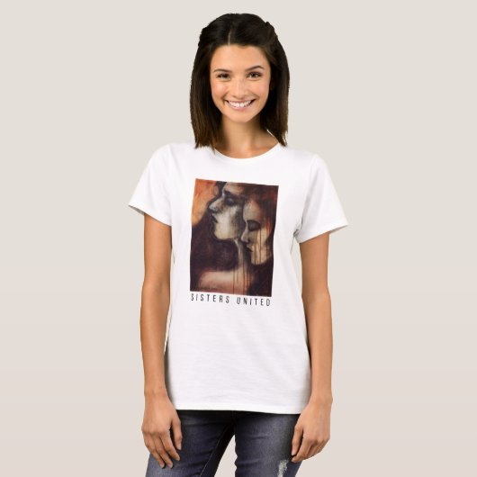 T-shirt Soeurs unies (Devant entier)