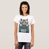 T-shirt Sofa Scratching Pro Cat (Devant entier)