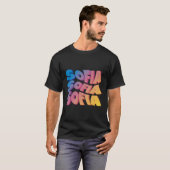T-shirt Sofia Pour Prénom Sofia (Devant entier)