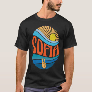 T-shirt Sofia Vintage Sunset Sofia Super Tie Dye