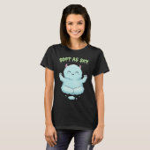 T-shirt Soft as Sky: Kawaii Cloud Monster Zen Yoga & Medit (Devant entier)