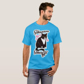 T-shirt Soft Cuft Pet Chat Amusant Slogan Amour (Devant entier)