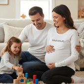 T-shirt Soft Long Sleeve Maternity Top for Pregnant Moms 