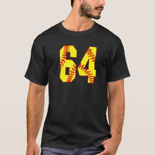 T-shirt Softball 64 Fast Pitch Love Softball Maman Favorit