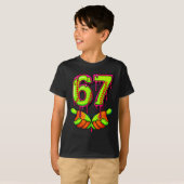 T-shirt Softball 67 Six Seven Funny Gen Alpha Meme Drip Te (Devant entier)