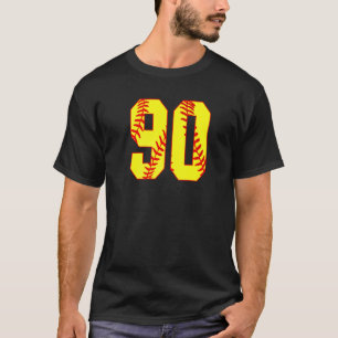 T-shirt Softball 90 Fast Pitch Love Softball Maman Favorit