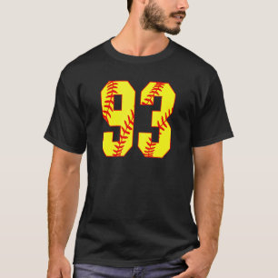 T-shirt Softball 93 Fast Pitch Love Softball Maman Favorit