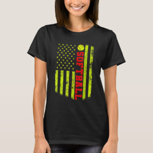 T-shirt Softball américain