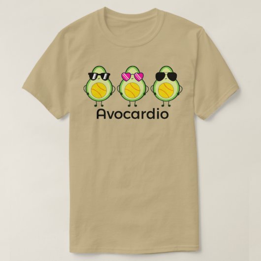 T-shirt Softball Avocardio (Design devant)