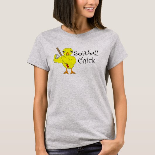 T-shirt Softball Chick (Devant)