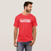 T-shirt Softball de l'Alabama (Devant entier)