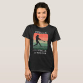 T-shirt Softball dire fille 4 (Devant entier)