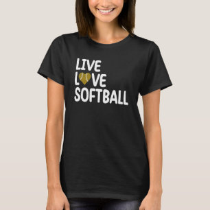 T-shirt Softball Graphisme Femmes Hommes Enfants Softball