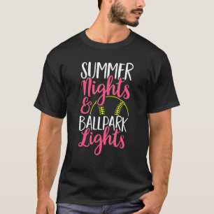 T-shirt Softball Joueuse de softball féminin Baseball Soft
