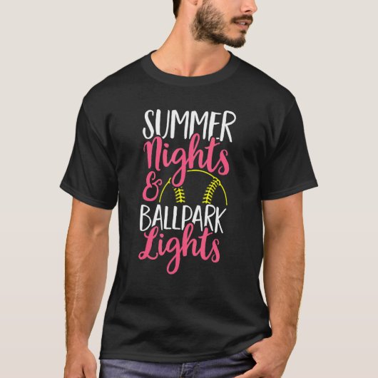 T-shirt Softball Joueuse de softball féminin Baseball Soft (Devant)