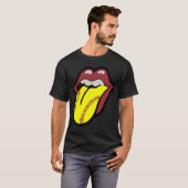 T-shirt Softball Lips Softball Kiss (Devant entier)