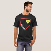 T-shirt Softball Love Home Plate (Devant entier)