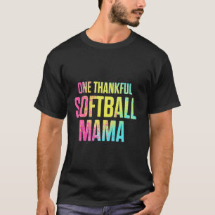T-shirt Softball Mama Fier Maman Joueur de l'équipe