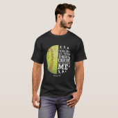 T-shirt Softball N (Devant entier)