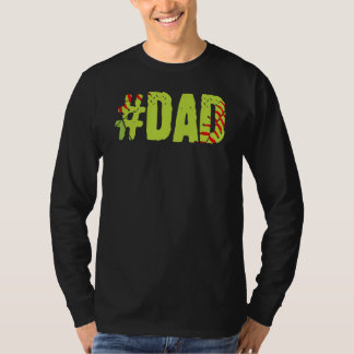 T-shirt Softball Papa Aimer Père Légendaire Softball Pl