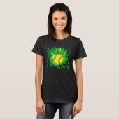 T-shirt Softball St Patricks Day Leprechaun Shamrock Boys (Devant entier)