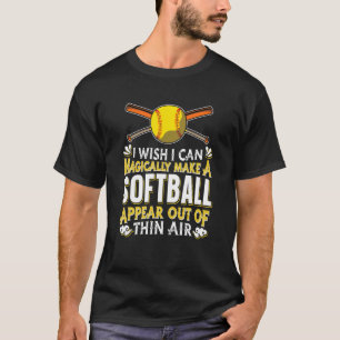 T-shirt Softball Team Sport Pitcher Catcher Magique
