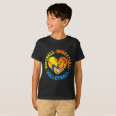 T-shirt Softll Sketll Volleyll (Devant entier)
