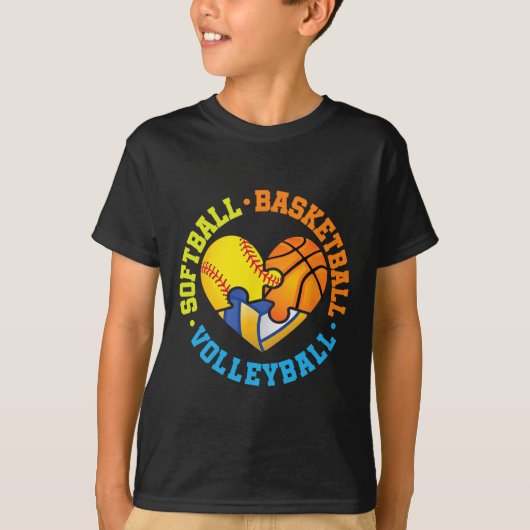 T-shirt Softll Sketll Volleyll (Devant)