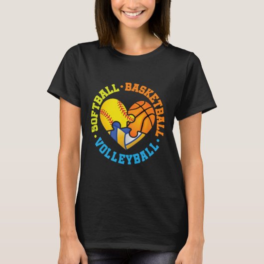 T-shirt Softll Sketll Volleyll (Devant)