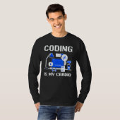 T-shirt Software Developer Programmer Coder Coding Is My C (Devant entier)