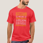 T-shirt Software Engineer - RÉSEAU (Devant)