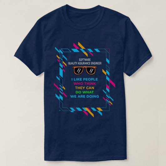 T-SHIRT SOFTWARE QUALITY ASSURANCE ENGINEER 2 (Design devant)
