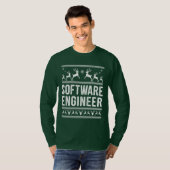 T-shirt Softwarel Engineer laide pull de Noël (Devant entier)