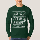 T-shirt Softwarel Engineer laide pull de Noël (Devant)