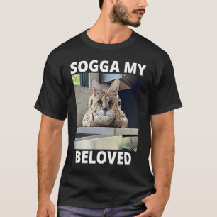 T-shirt Sogga Mon Bien-Aimé Serval Mème Chat