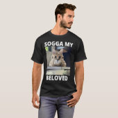 T-shirt Sogga Mon Bien-Aimé Serval Mème Chat (Devant entier)