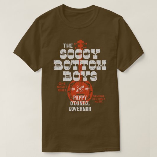 T-shirt Soggy Bottom Boys Pappy ODaniel Concert (Design devant)
