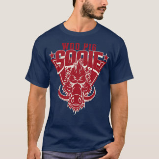 T-shirt Soie de porc de Woo triangulaire