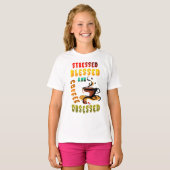 T-shirt Soigné Béni Et Café Obsédé (Devant entier)