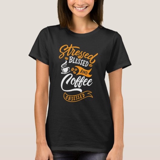 T-shirt Soigné Béni Et Café Obsédé (Devant)