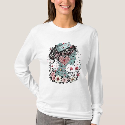 T-shirt Soigneuse infirmière (Devant)