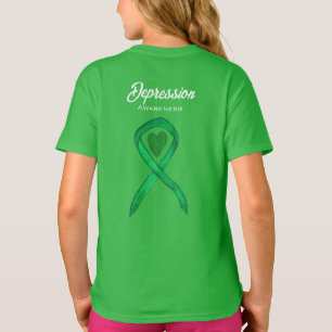 T-shirt Soin d'art personnalisé Coeur de dépression