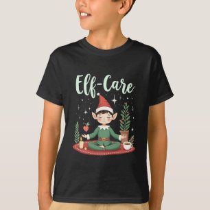 T-shirt Soin de lutin drôle de Noël Soin magique de soi-mê
