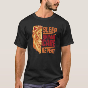 T-shirt Soins aux animaux de sommeil Répéter l'Amoureux de