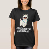 T-shirt Soins chiropratiques amusants Istant Llama Chiropr (Devant)