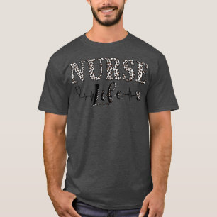 T-shirt Soins de santé Cheetah Coeur Leopard Plaid